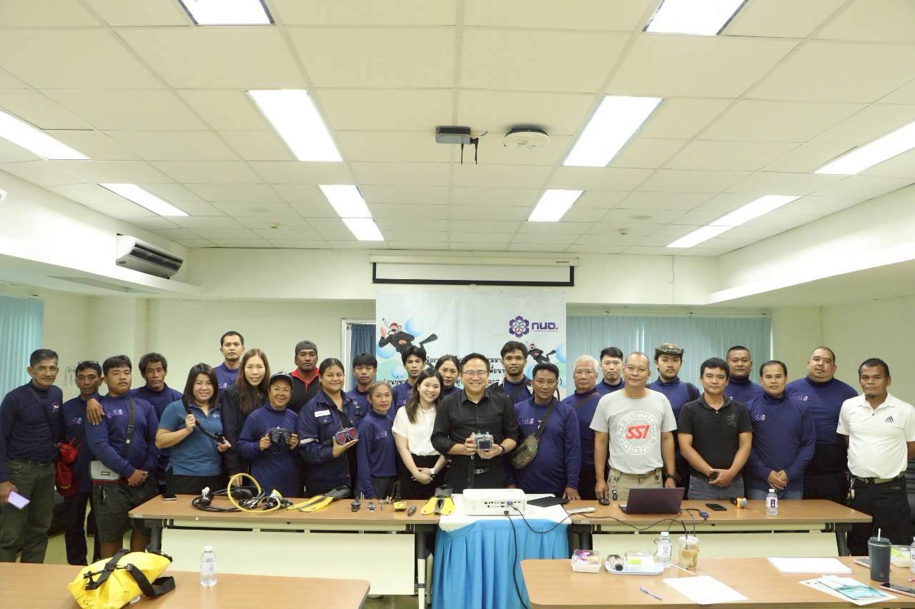 สทร.จัดกิจกรรมฝึกอบรมดำน้ำสคูบาเบื้องต้น (Open Water Diver) รุ่นที่ 5 ภายใต้ โครงการเครือข่ายเพื่อนทะเล (CMCR)